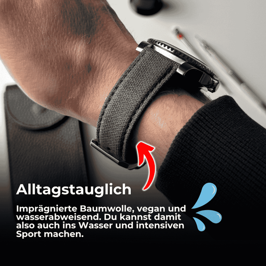 Panthera Canvas – Uhrenarmband