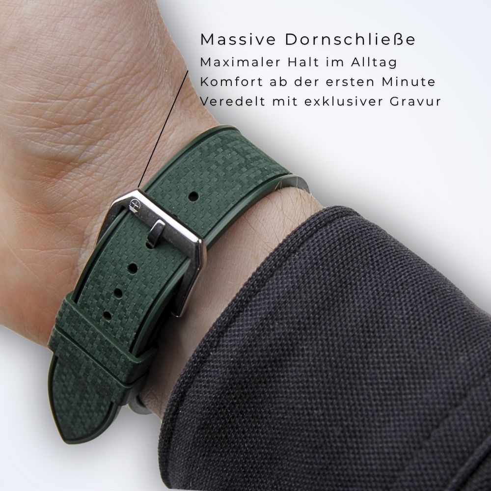 Panthera FKM Grün – Uhrenarmband