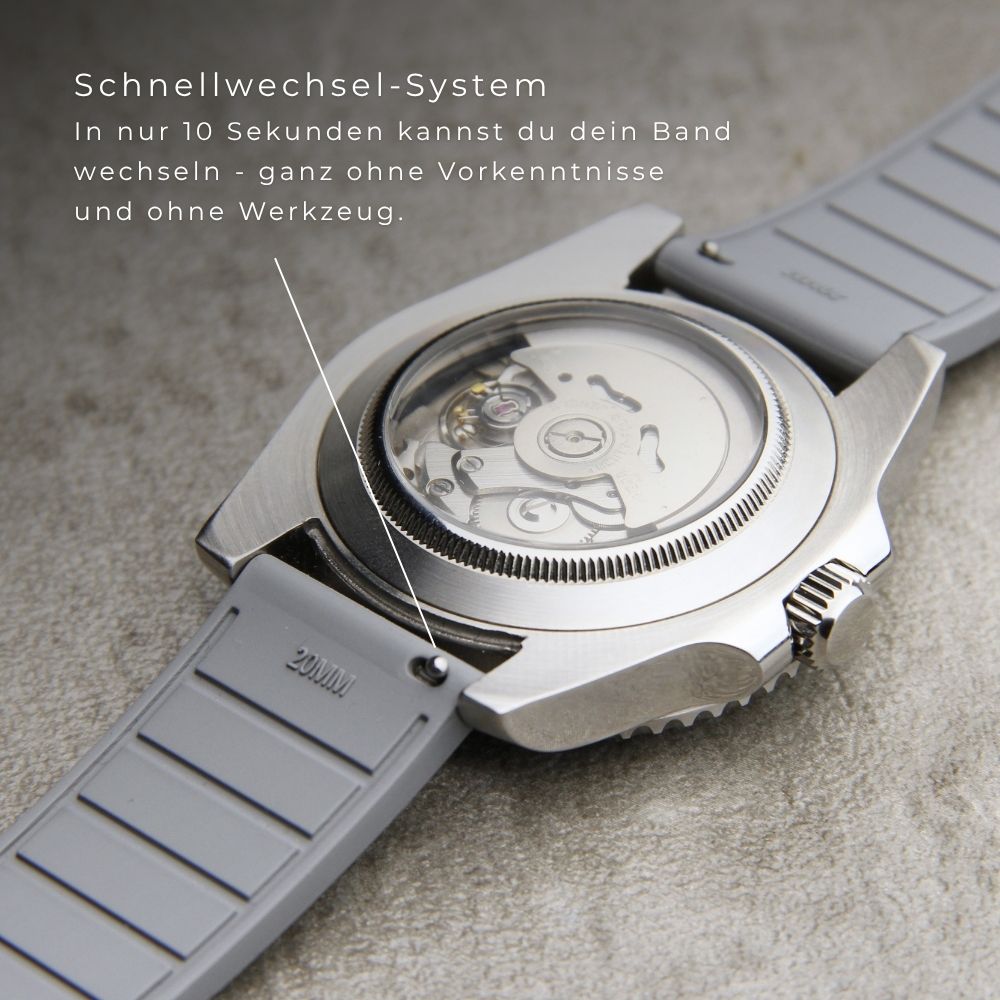 Panthera FKM Taupe – Uhrenarmband
