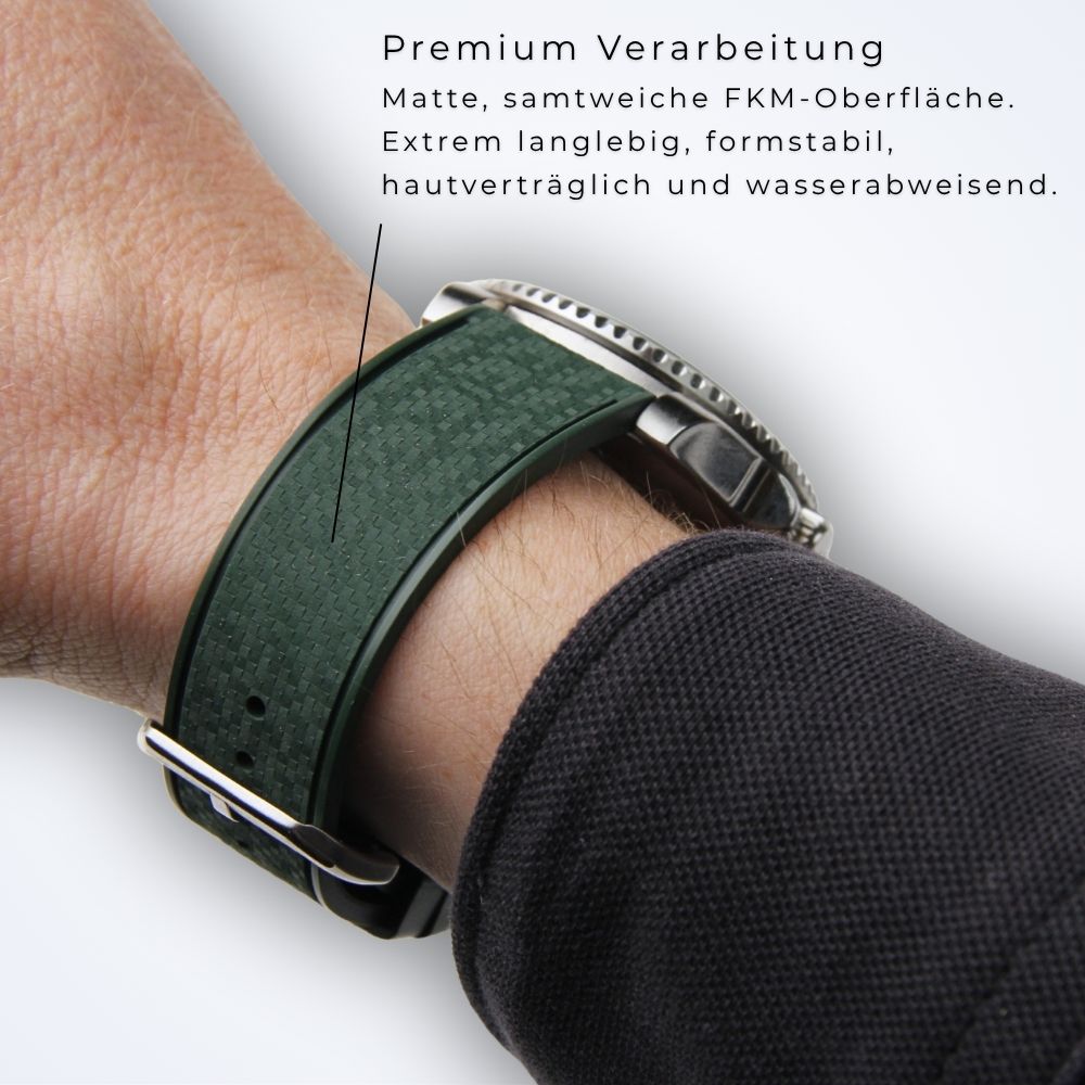 Panthera FKM Grün – Uhrenarmband