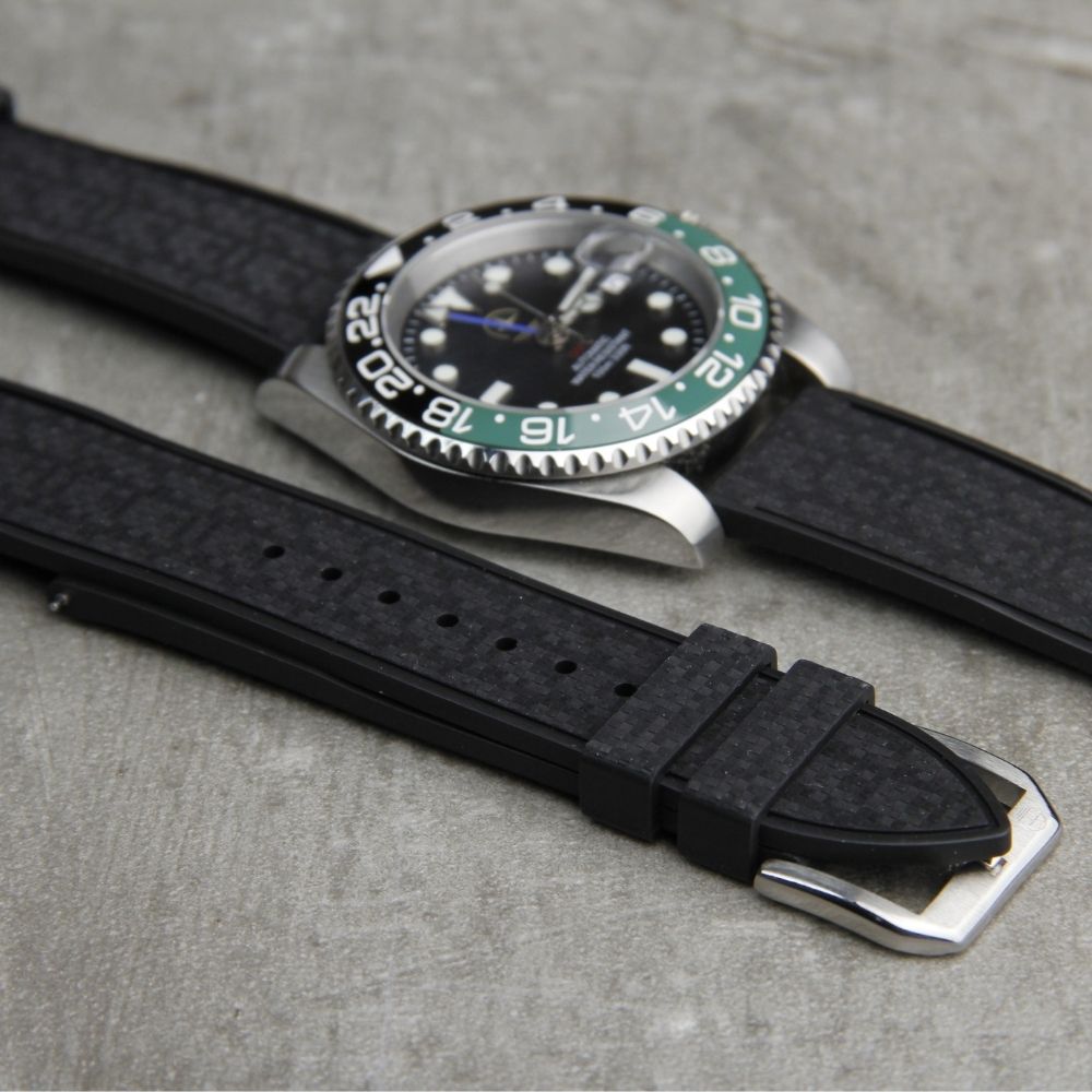 Panthera FKM Schwarz – Uhrenarmband