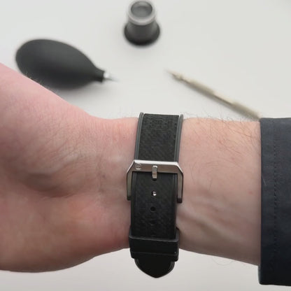 Panthera FKM Schwarz – Uhrenarmband